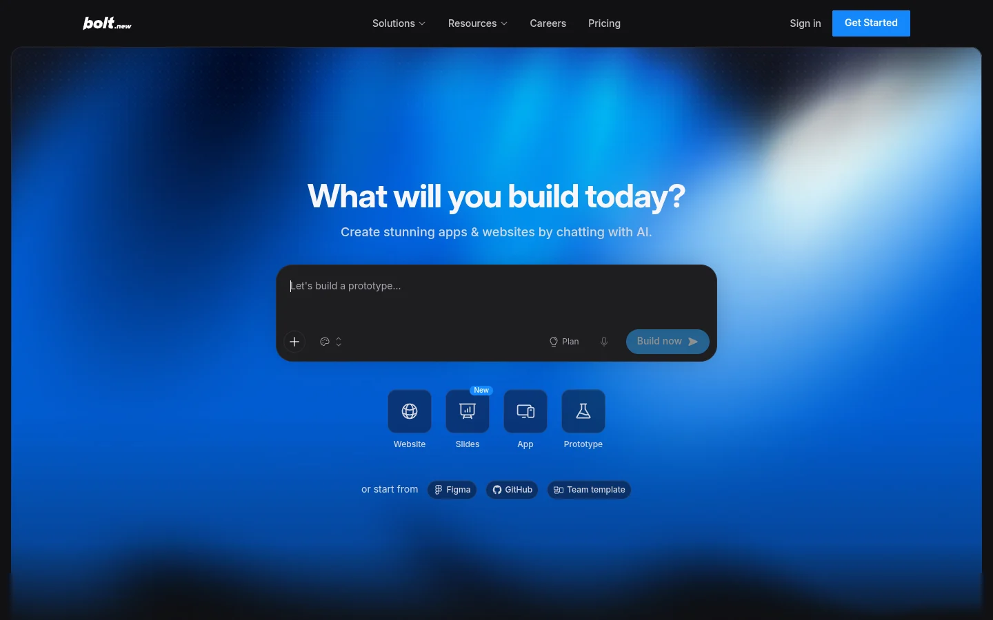 Bolt.new screenshot
