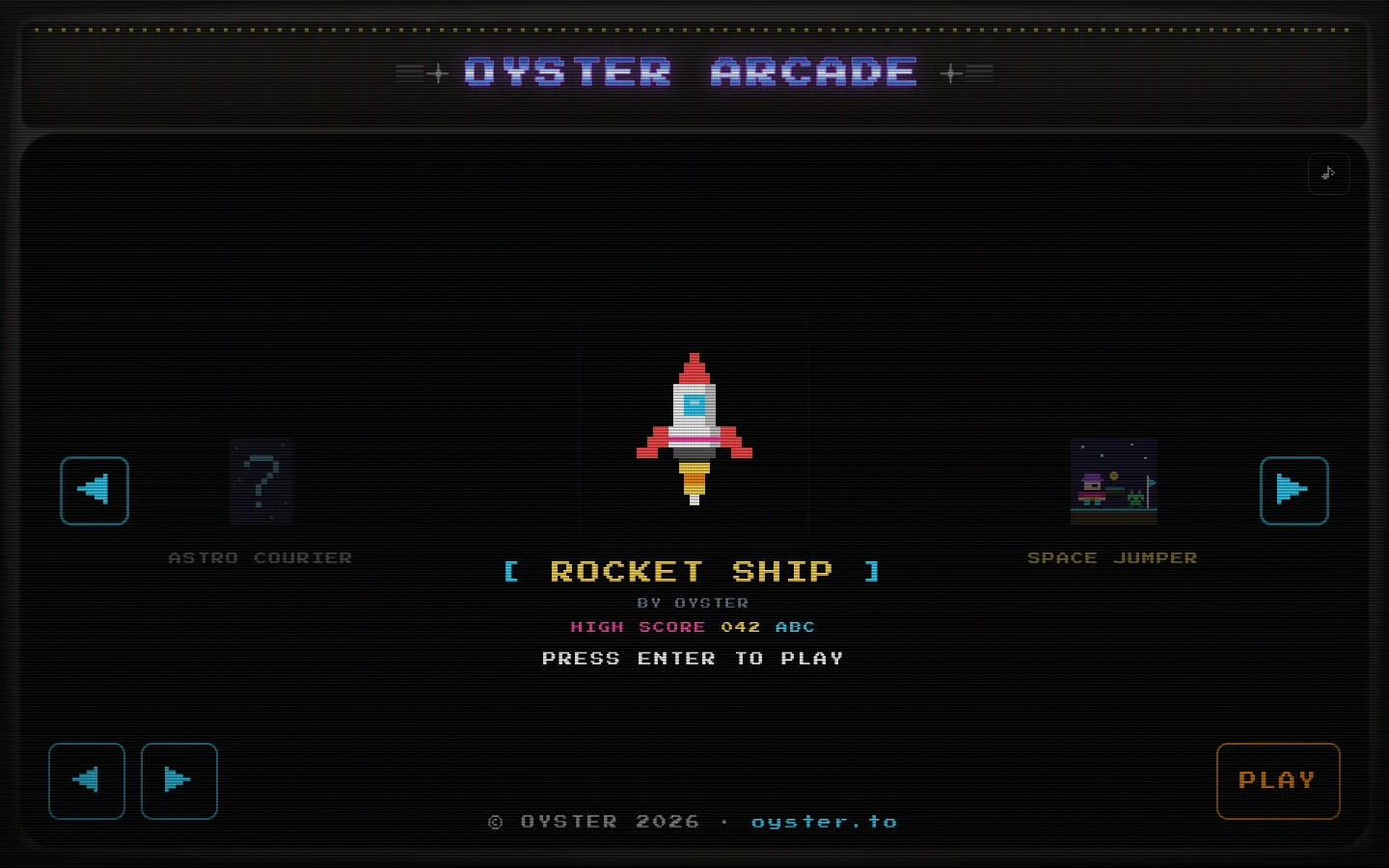 Oyster Arcade screenshot