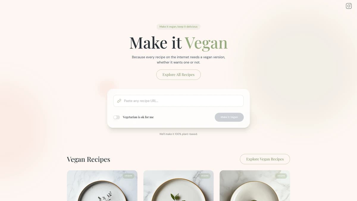 Make it Vegan screenshot