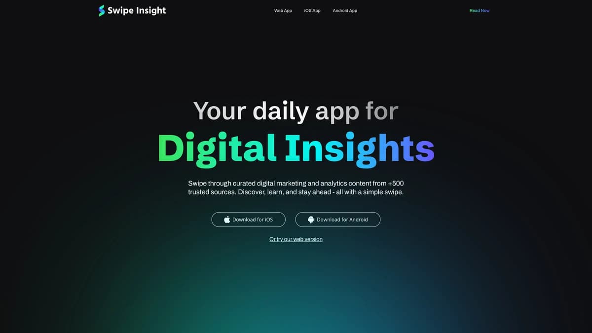 SwipeInsight screenshot