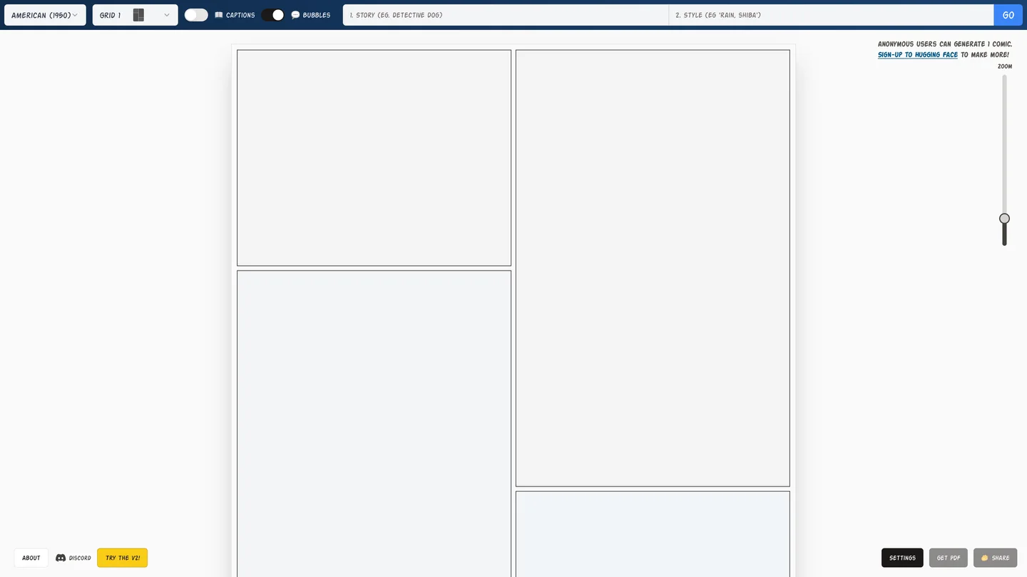 AI Comic Factory screenshot