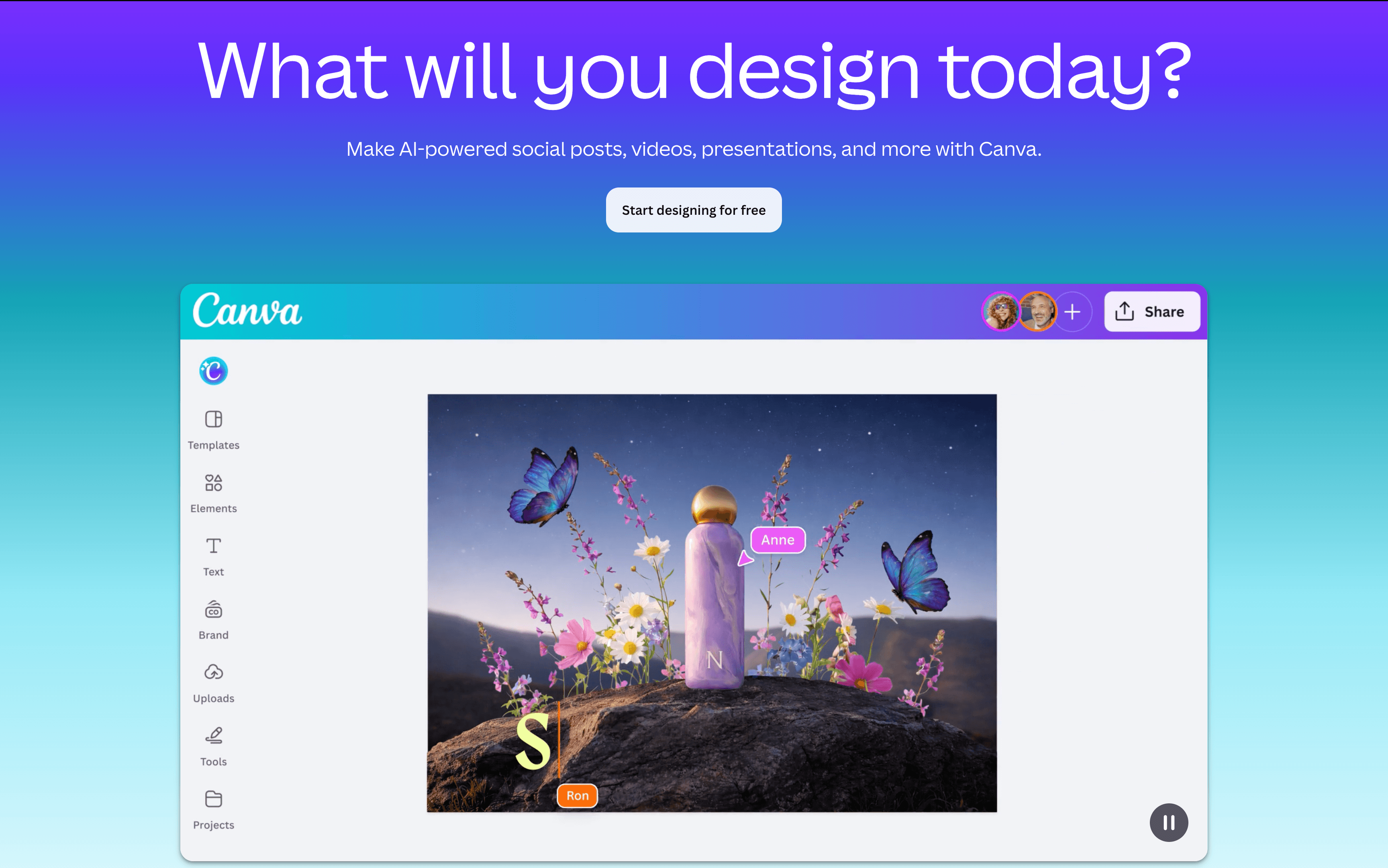 Canva screenshot