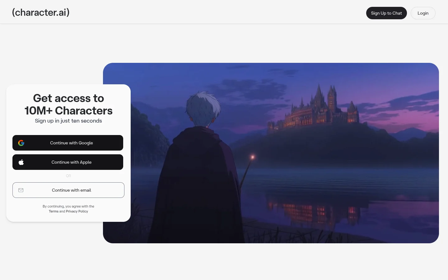 Character.AI screenshot