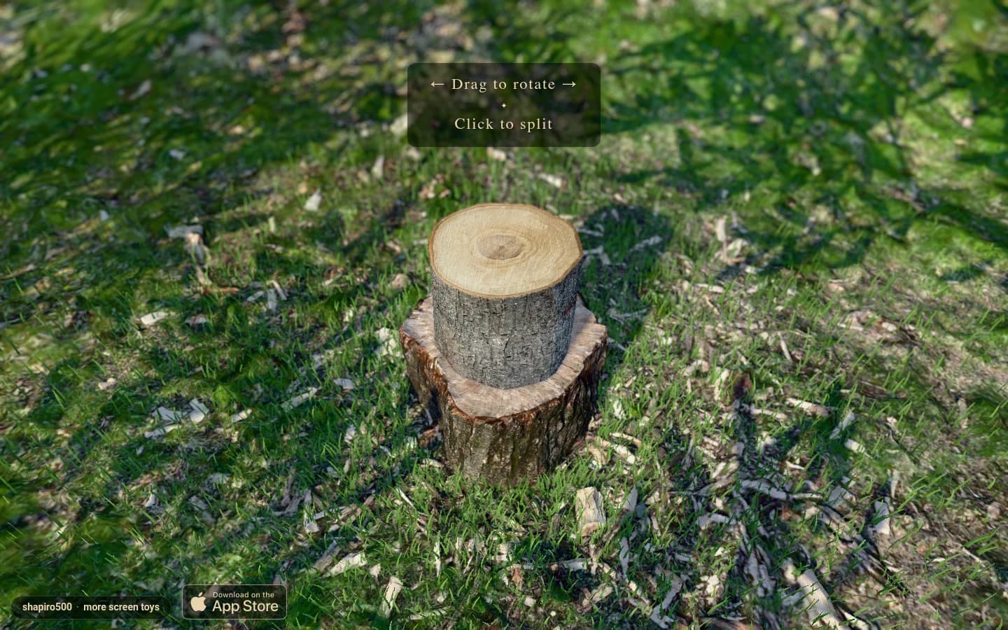 Firewood Splitting Simulator screenshot