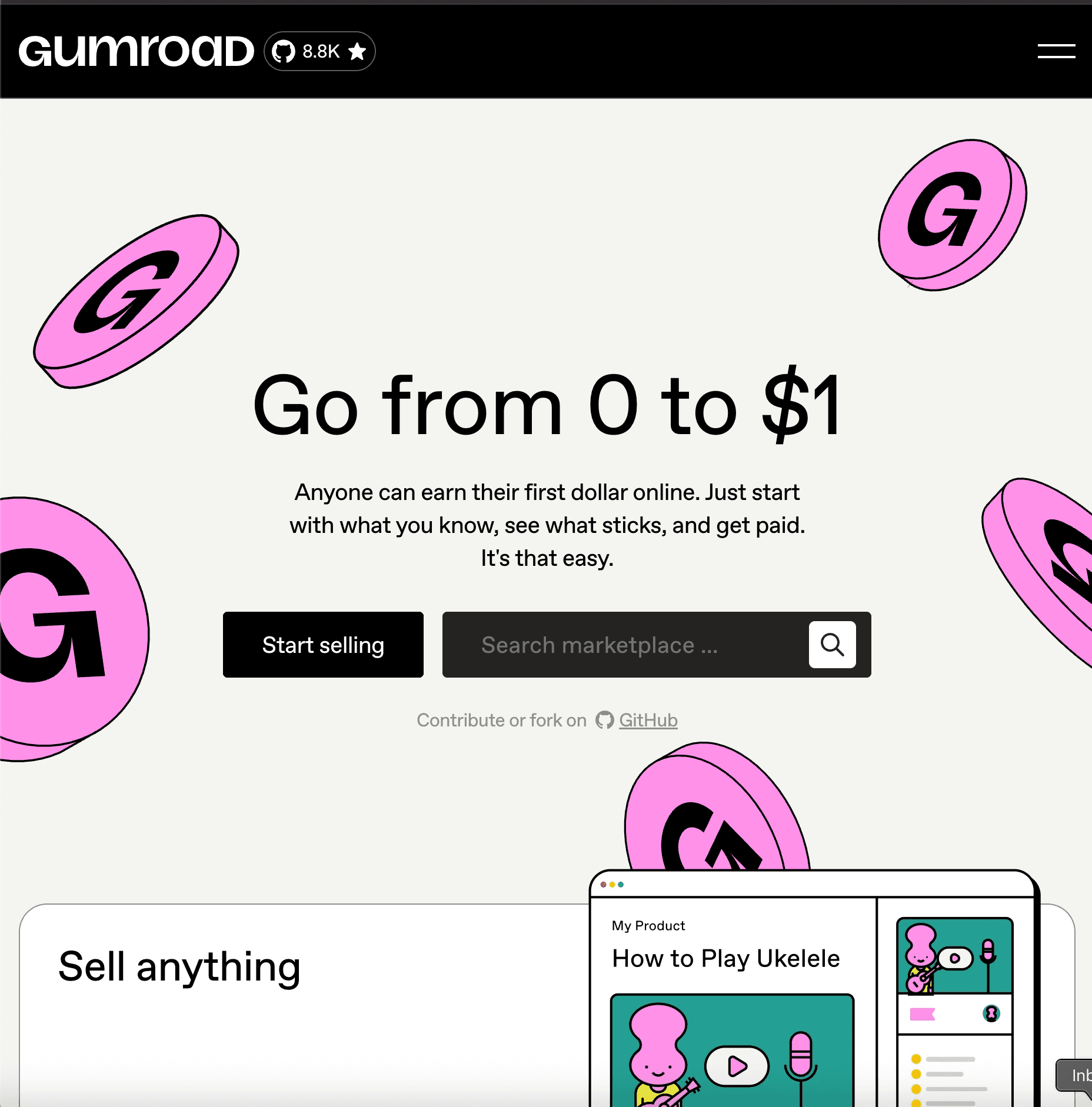 Gumroad screenshot