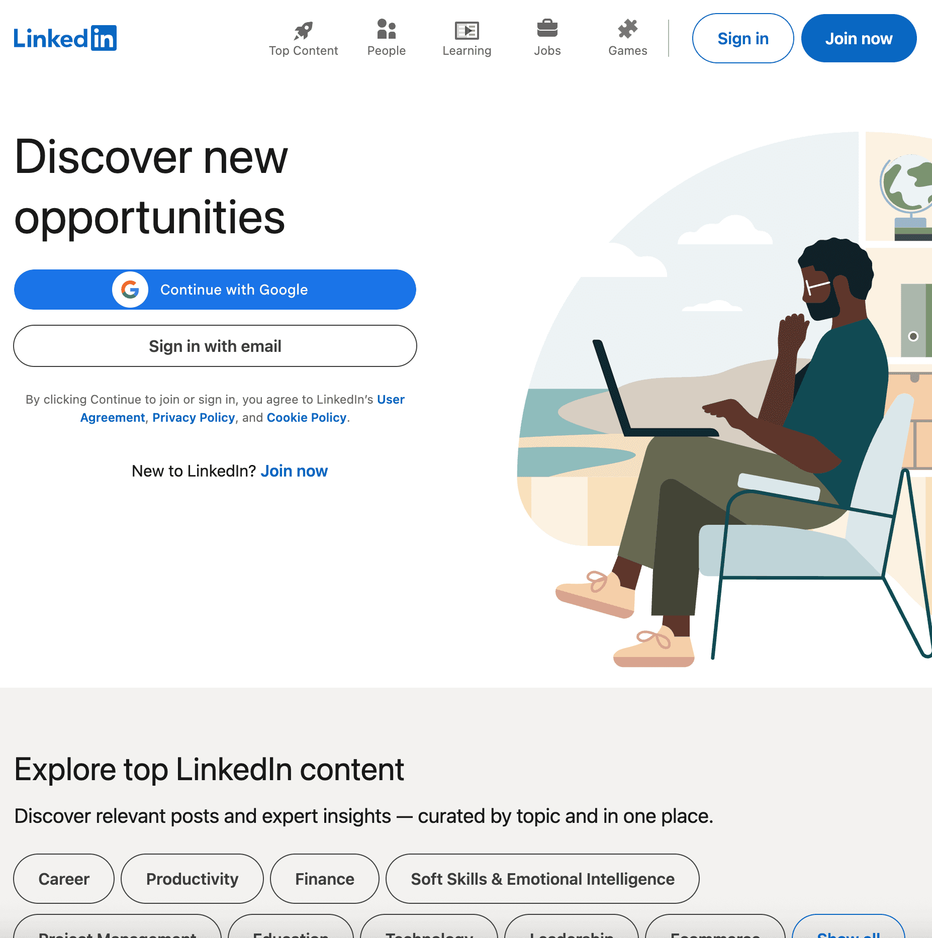 LinkedIn screenshot