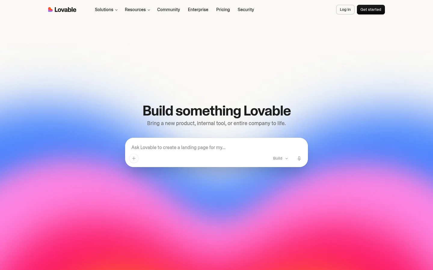 Lovable screenshot