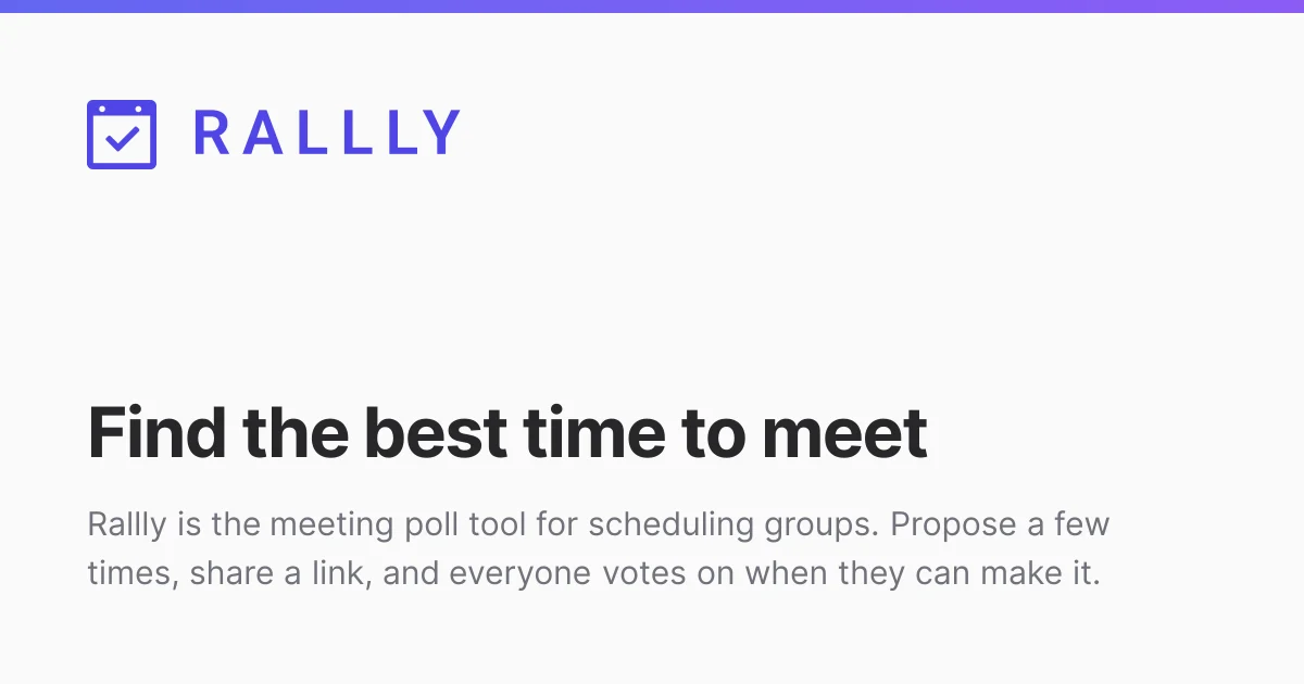 Rallly screenshot