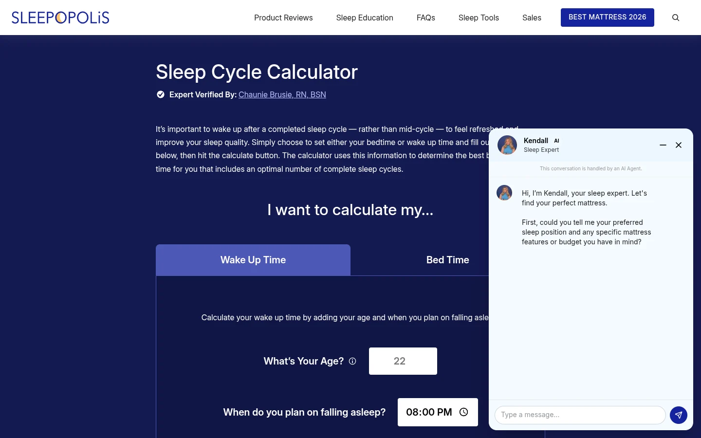 Sleepytime screenshot